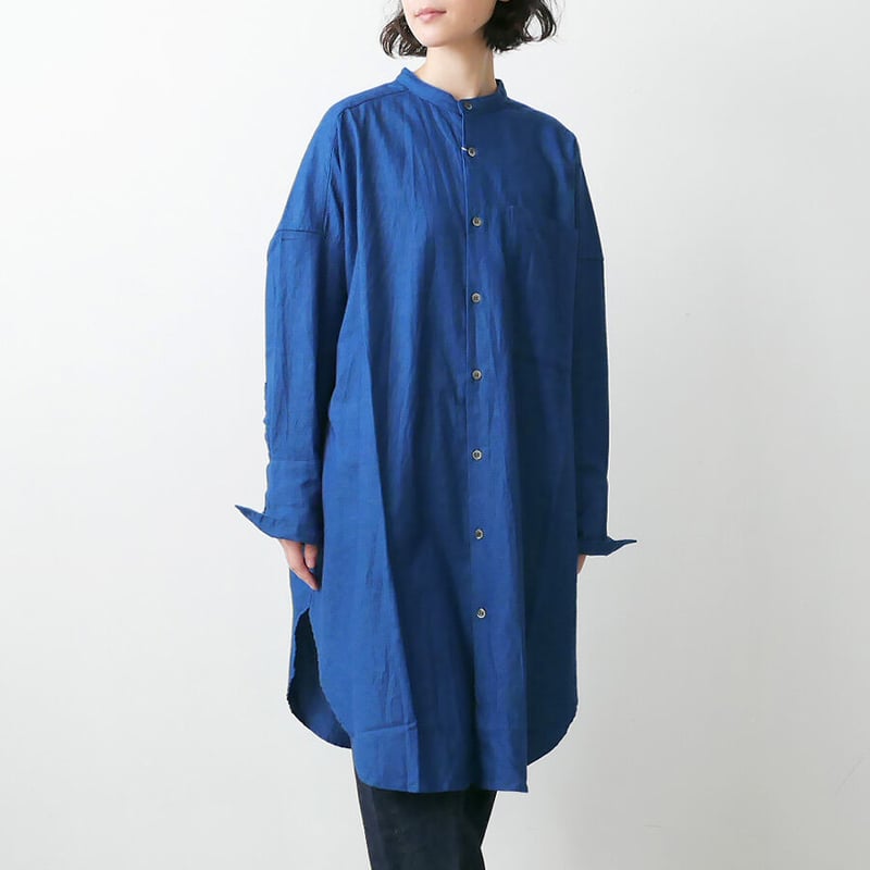 UNIVERSAL TISSU｜ ユニヴァーサルティシュ｜ソフトデニムロングシャツ