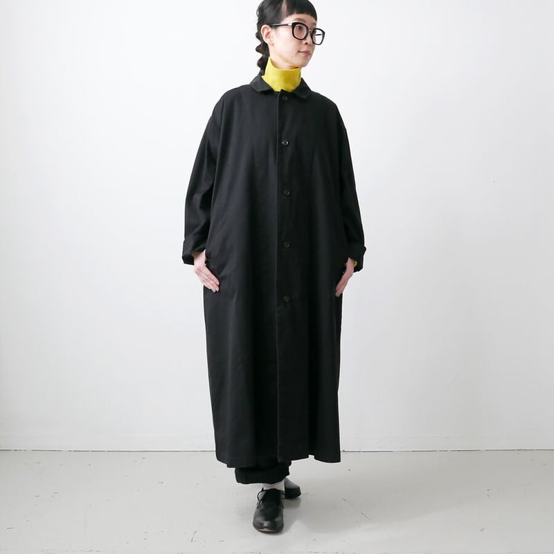 ＊ ハーベスティ ＊ チノクロスオーバーコート ＊ HARVESTY｜チノクロスオーバーコート BLACK | 趣佳[syuca.jp