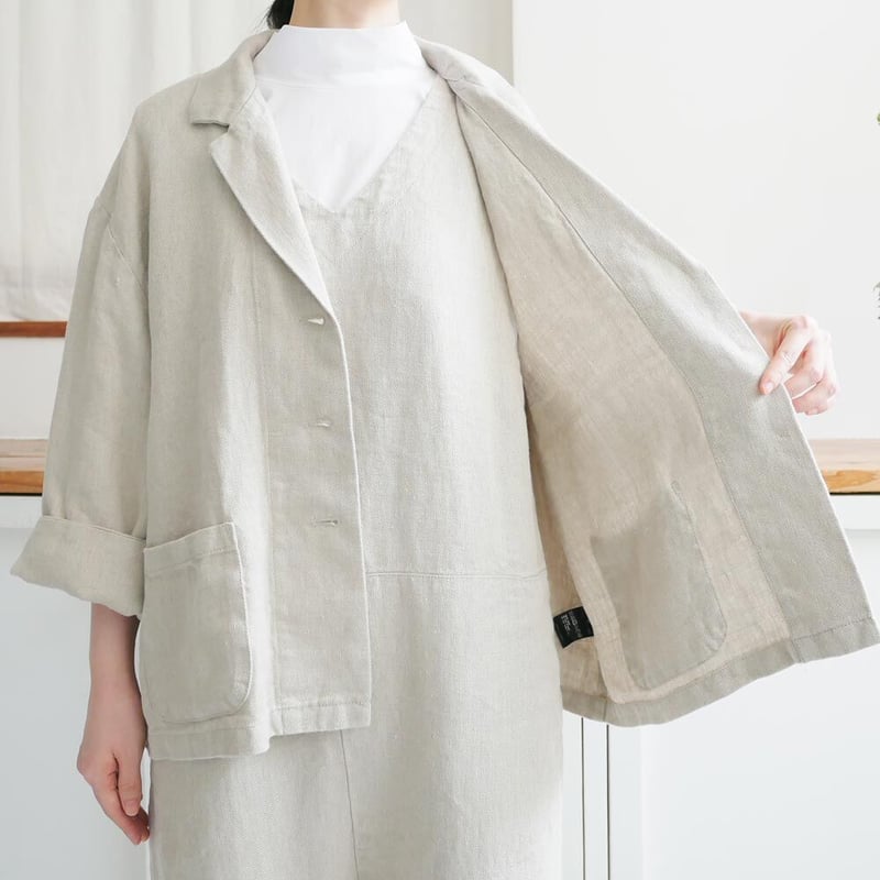 Si-Si-Si comfort｜スースースーコンフォート ｜ヘヴィリネンVネック