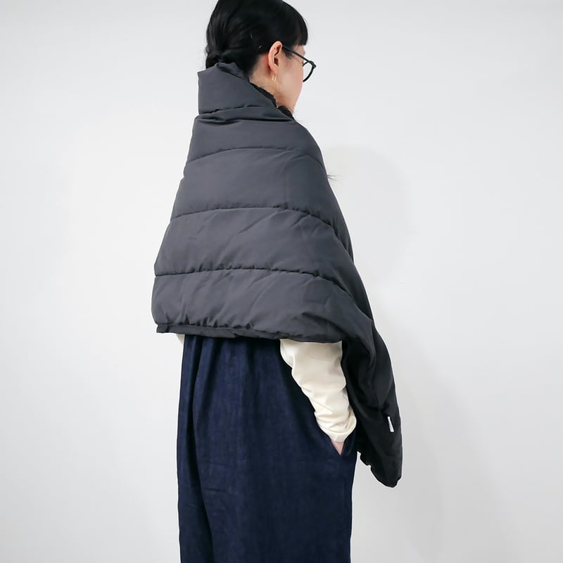 miffew｜ミフュー｜ リバーシブルダウンケープ｜REVERSIBLE DOWN CAPE｜