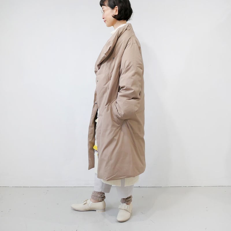 The Loft Labo｜ロフトラボ｜ スクエアダウンコート｜VOBB｜BEIGE | GO...