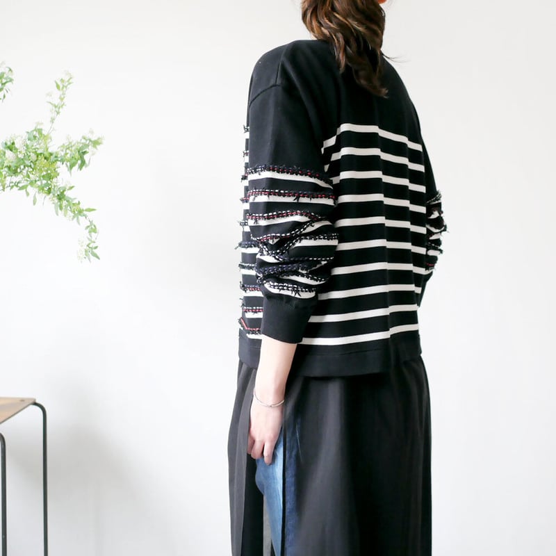COOHEM| コーヘン | WOMEN_MARINE TWEEDY KNIT CARDIGA