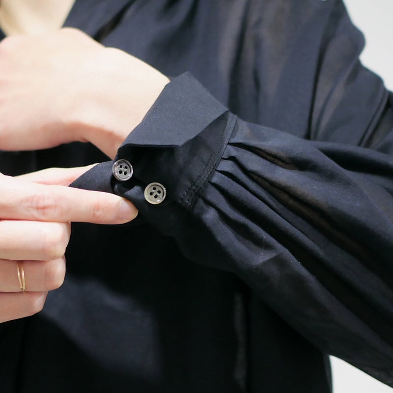 SACRA｜サクラ ｜FINE COTTON LAWN TOP|123118071|NAVY