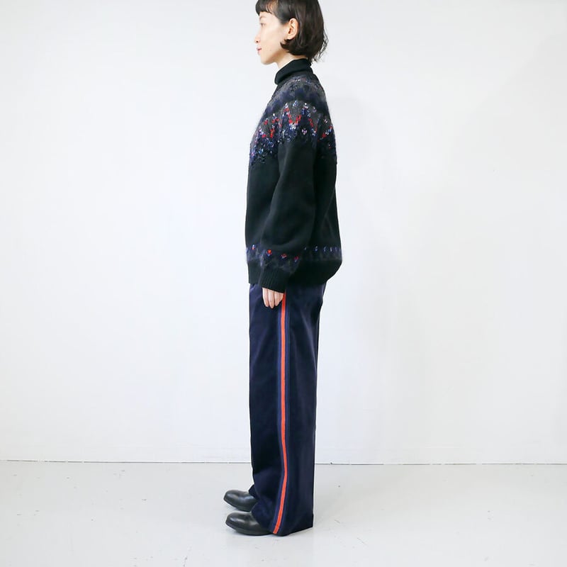 COOHEM| コーヘン | KNIT SIDELINE CORDUROY PANTS｜サイド