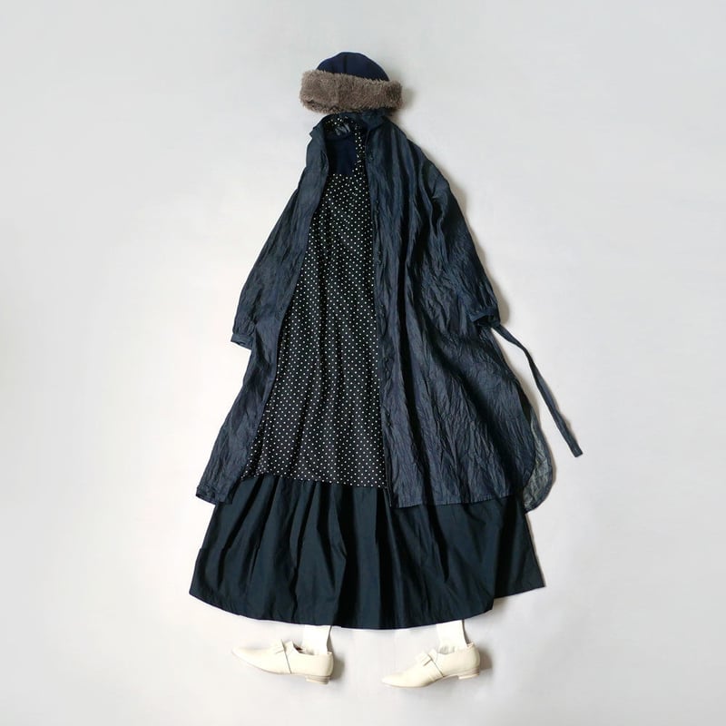 g｜glam｜グラム｜ライトデニムシャツワンピース ｜INDIGO｜g-015