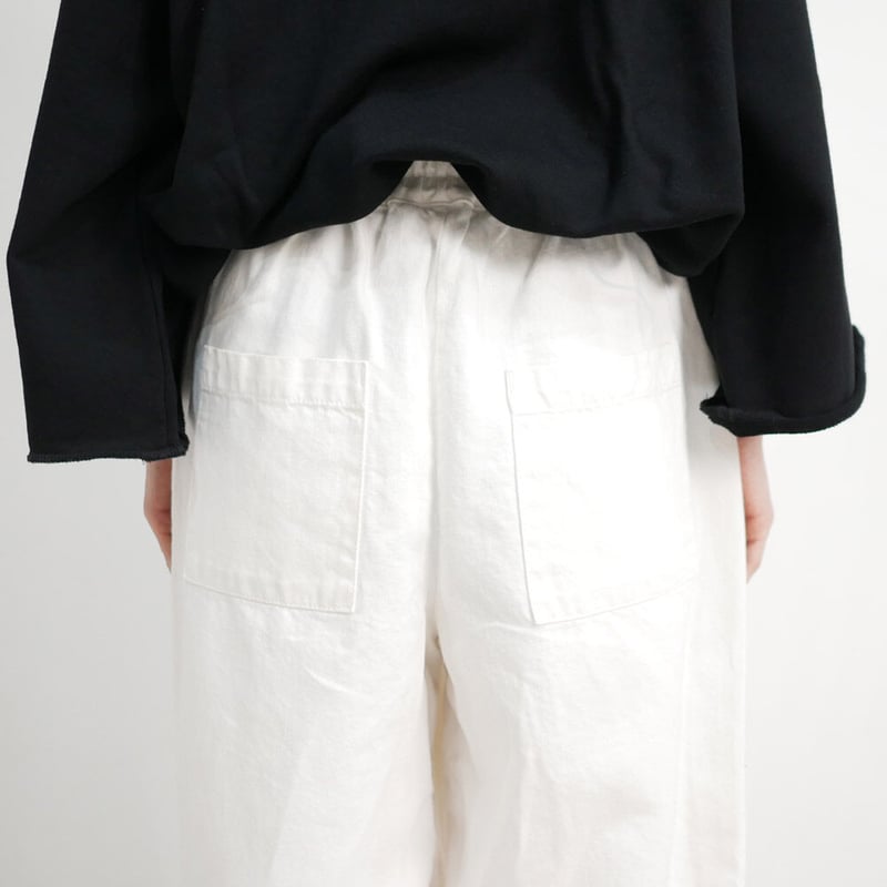 UNIVERSAL SEVEN｜ ユニヴァーサルセブン｜リネンデニムイージーパンツ