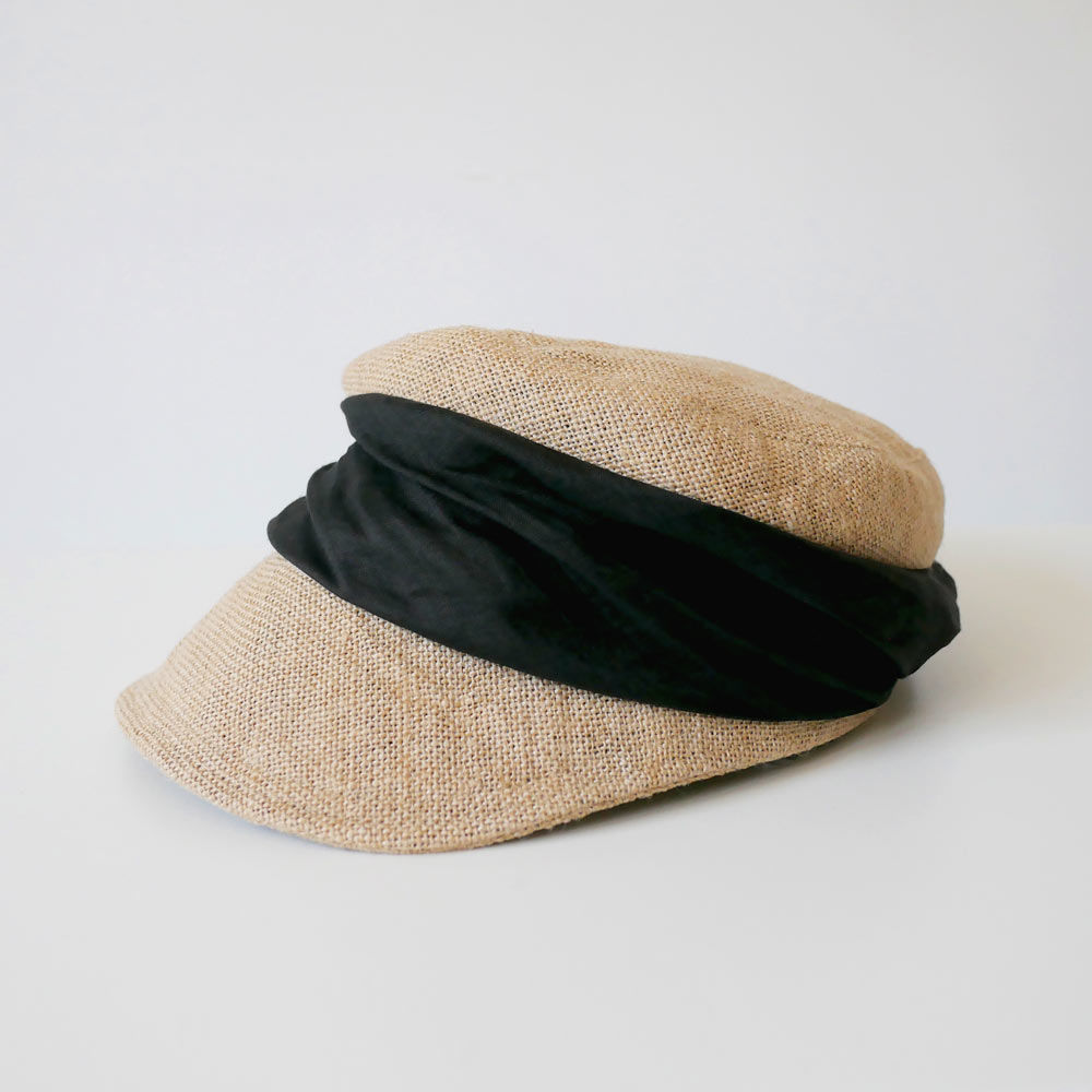 mature ha.｜マチュアーハ｜jute drape cap｜ジュートドレープ
