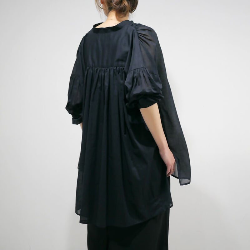 SACRA｜サクラ ｜FINE COTTON LAWN TOP|123118071|NAVY