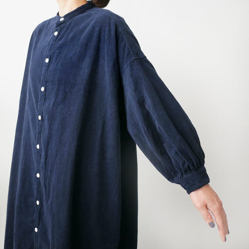 UNIVERSAL TISSU｜ ユニヴァーサルティシュ｜コーデュロイシャツドレス
