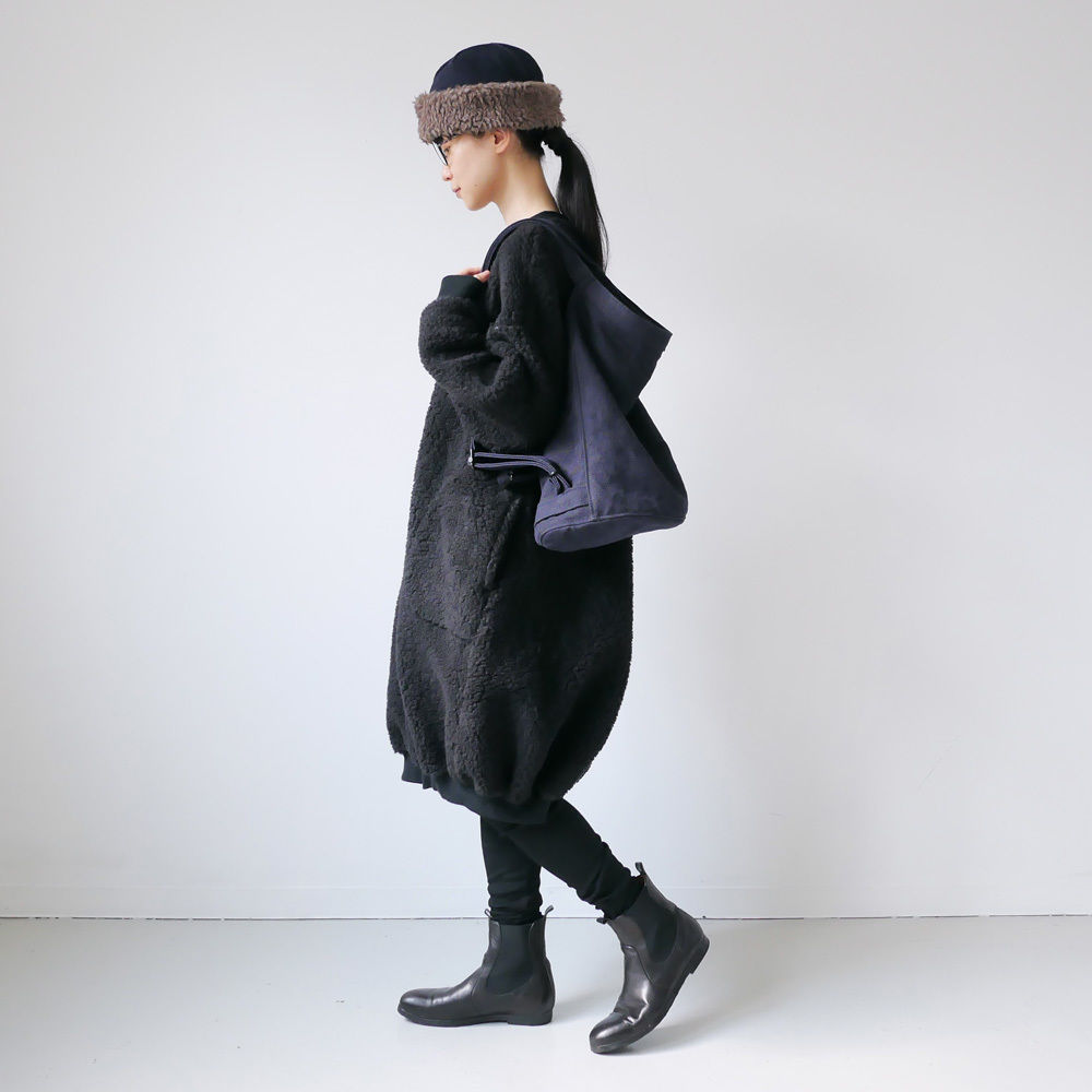 HARVESTY 黒 エッグワンピース size1 HARVESTY ｜ ハーベスティ | EGG DRESSエッグワンピース | BLACK