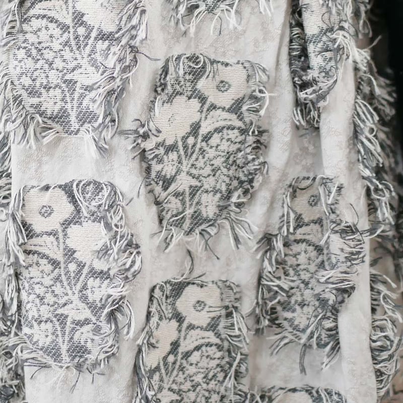 qiri ｜キリ｜花野風jacquard スカート｜クロ | GOUACHE FUKUOKA