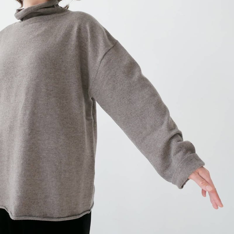 【美品】WIRROW/ウィロウ/ボトルネックニットプルオーバー/MOCHA/2 WIRROW｜ウィロウ｜ボトルネックニットプルオーバー ｜1121146