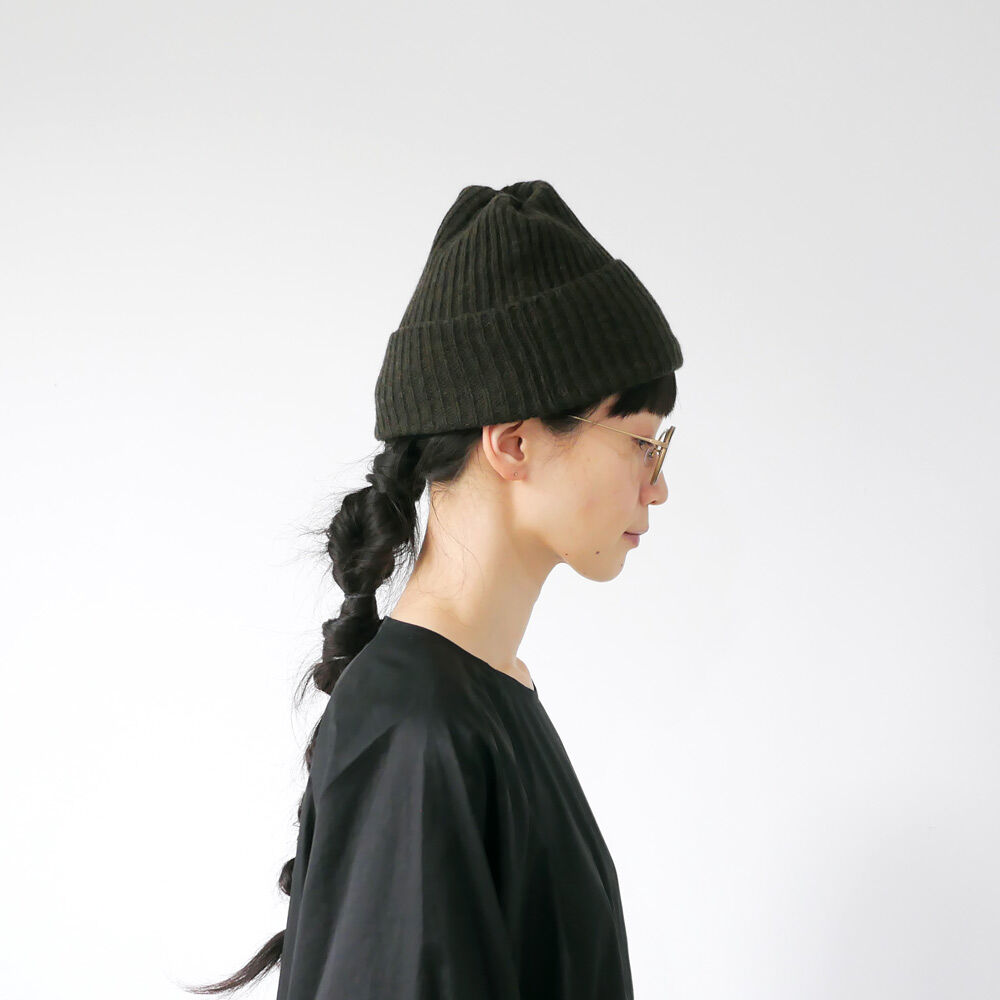 mature ha.｜マチュアーハ ｜pleats knit cap｜プリーツニットキャップ 