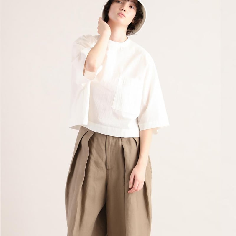 sacra ハイカウントコットンタンブルポケットシャツ SACRA(サクラ)の【HPS別注】H.COUNT TUMBLE通販 | 集英社HAPPY