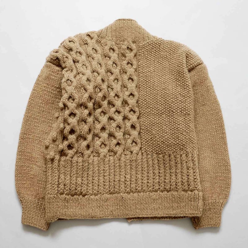 HARVESTY｜ハーベスティ｜ケーブルニットカーディガン ｜BEIGE｜A61801