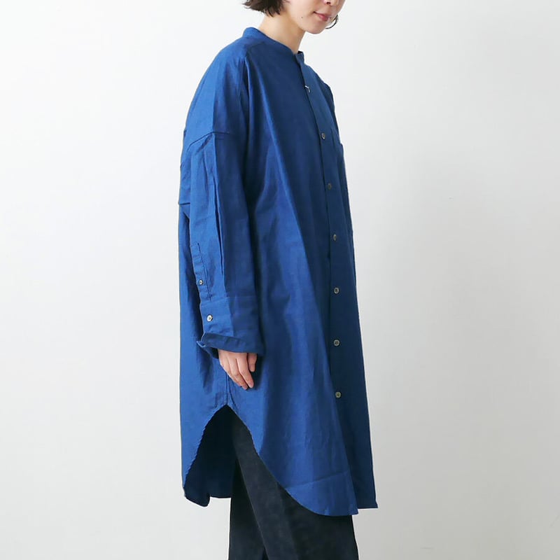 UNIVERSAL TISSU｜ ユニヴァーサルティシュ｜ソフトデニムロングシャツ
