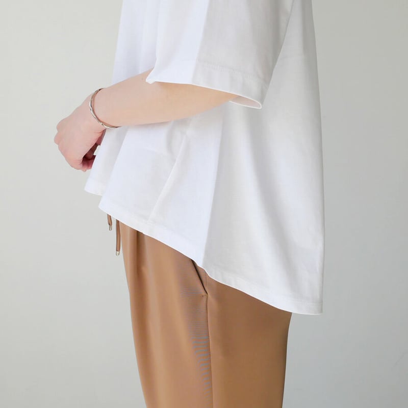 SACRA｜サクラ｜COMPACT FINE COTTON TOPS｜ファインコットン T