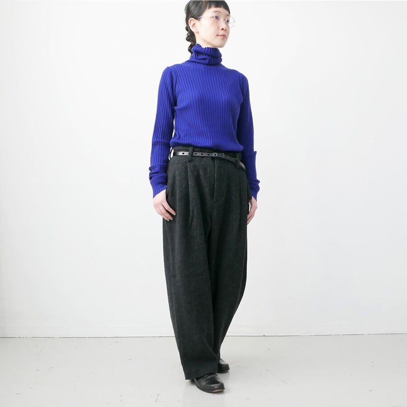UNIVERSAL TISSU｜ティシュ｜オリジナルウールへリンボンパンツ