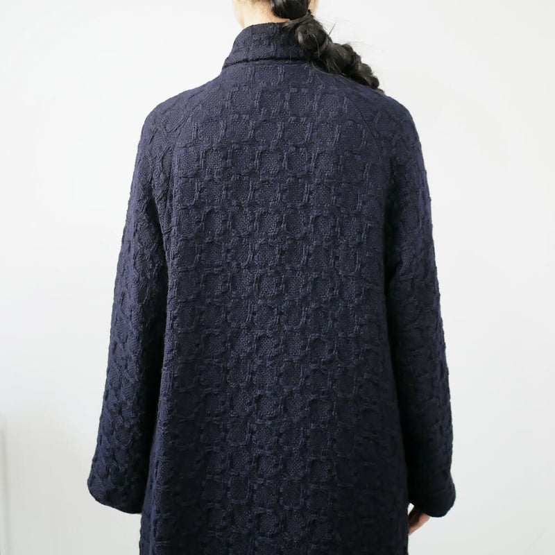 BLUE BLUE ブルーブルー ウール チェスターコート BLUE BLUE ブルーブルー ウール チェスターコート BLUE BLUE