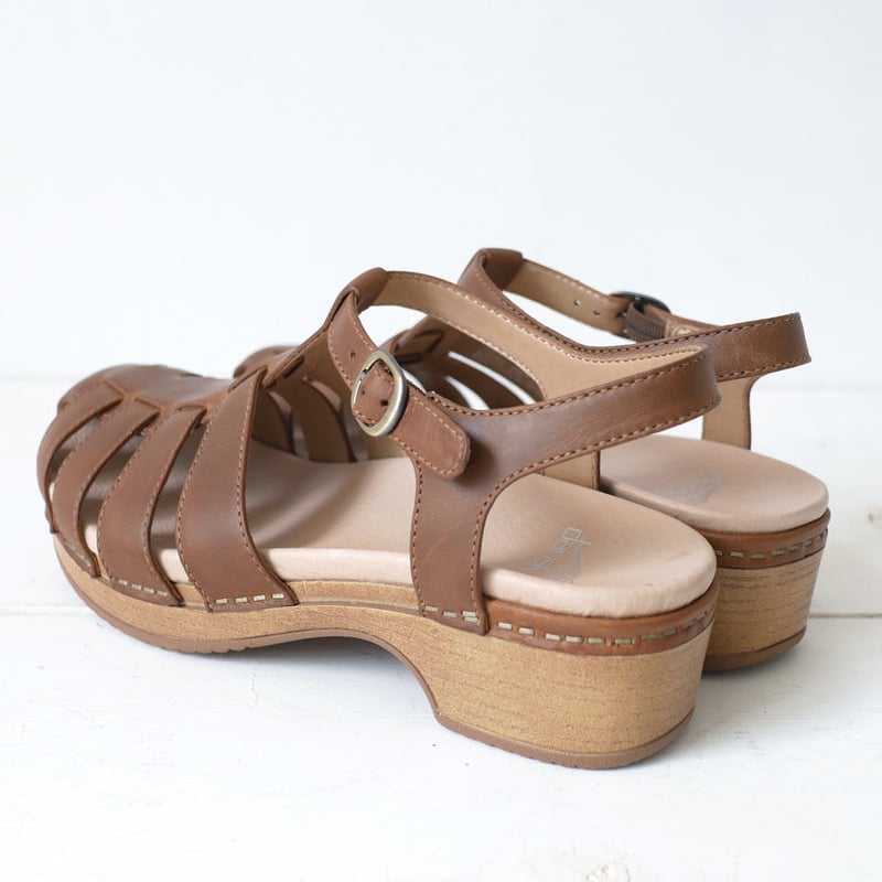 良品 ダンスコ ダブルストラップ シューズ 24.5㌢ ブラウン DANSKO DANSKO｜ダンスコ｜Brie Oiled Pull Up｜ブリー｜071600｜ BRO