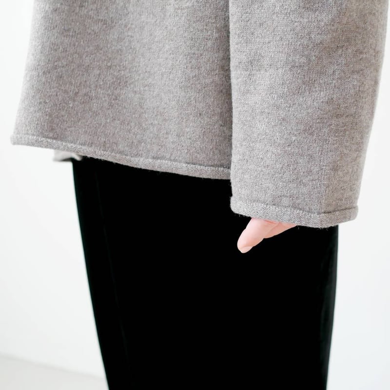 WIRROW｜ウィロウ｜ボトルネックニットプルオーバー ｜1121146-220