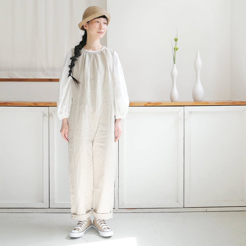 UNIVERSAL TISSU ユニヴァーサルティシュ リネン オールインワン UNIVERSAL TISSU ユニヴァーサルティシュ リネン オールインワン