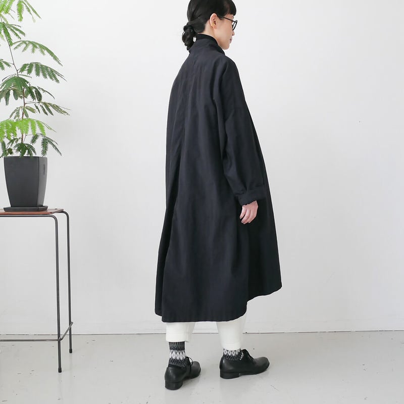 FIRMUM｜フィルマム｜ナイロンタッサーガーメントダイ スタンドカラー