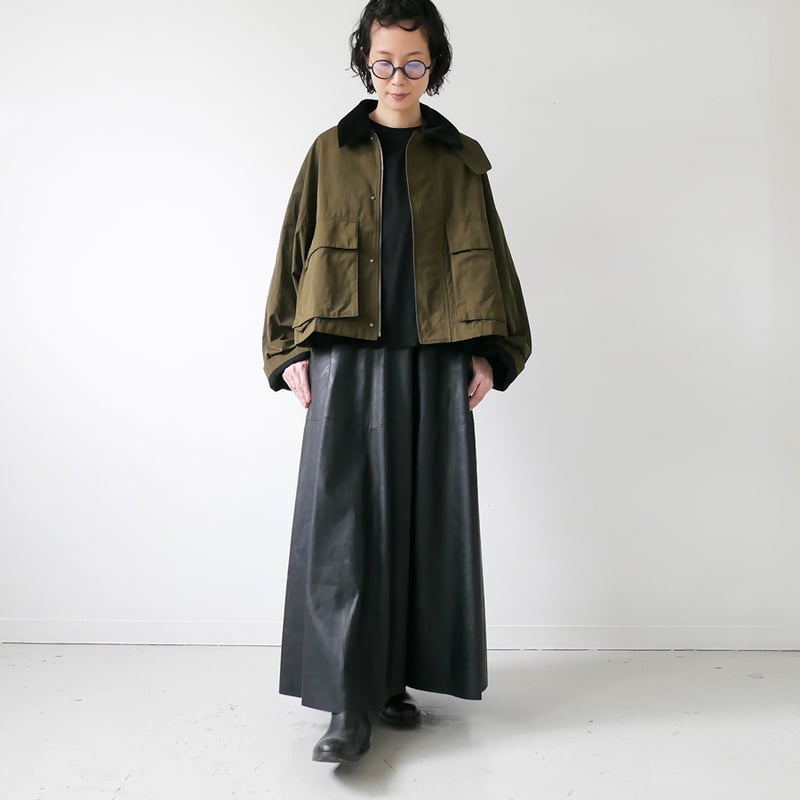 さく SACRA｜サクラ ｜WAXED HIGH DENSITY CLOTH SHORT JACKE