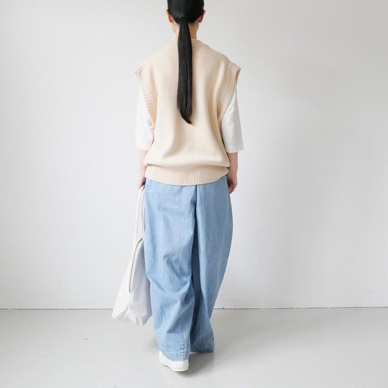 BUNT｜バント｜GRANDFATHER KNIT VEST ニットベスト｜19AW_KN03
