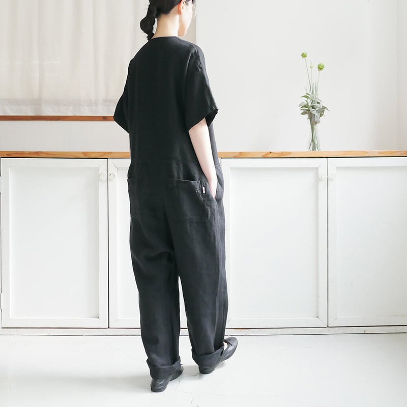 si-si-si comfort リネンコットン　オールインワン　サロペット Si-Si-Si comfort｜スースースーコンフォート ｜COVER ALLS
