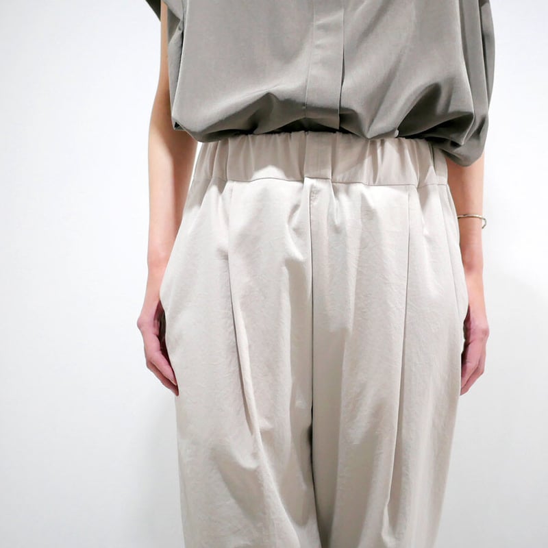 週末価格！NO CONTROL AIR　マットポリエステルタイプライターパンツ NO CONTROL AIR ｜ノーコントロールエアー｜マットポリエステル