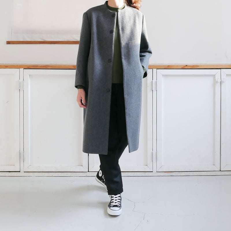 NO CONTROL AIR 2024AWウールコート NO CONTROL AIR ノーカラーコート