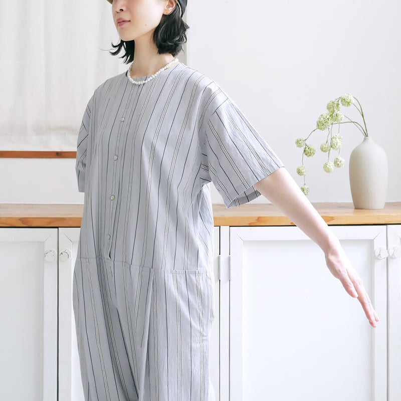 SU⭐︎　ストライプ　オールインワン ストライプオールインワン（つなぎ/オールインワン）｜Olu