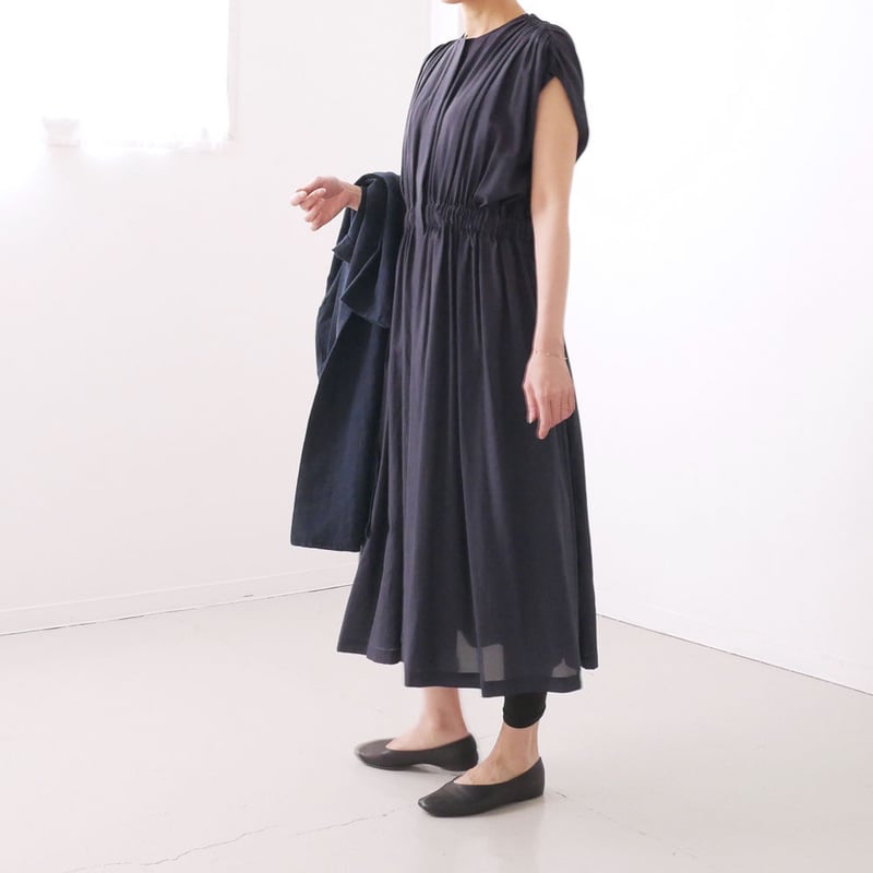 SACRA｜ サクラ｜トリアセテートミックスローンギャザー