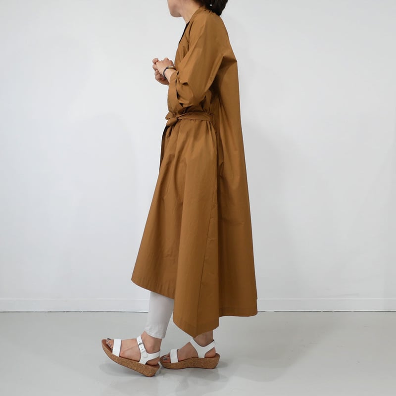 THE FACTORY ザ・ファクトリー タイプライター ギャザーワンピース