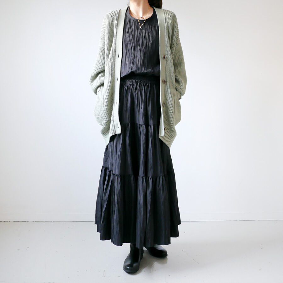 SACRA｜サクラ ｜コードツイストコットンカーディガン｜122131081  