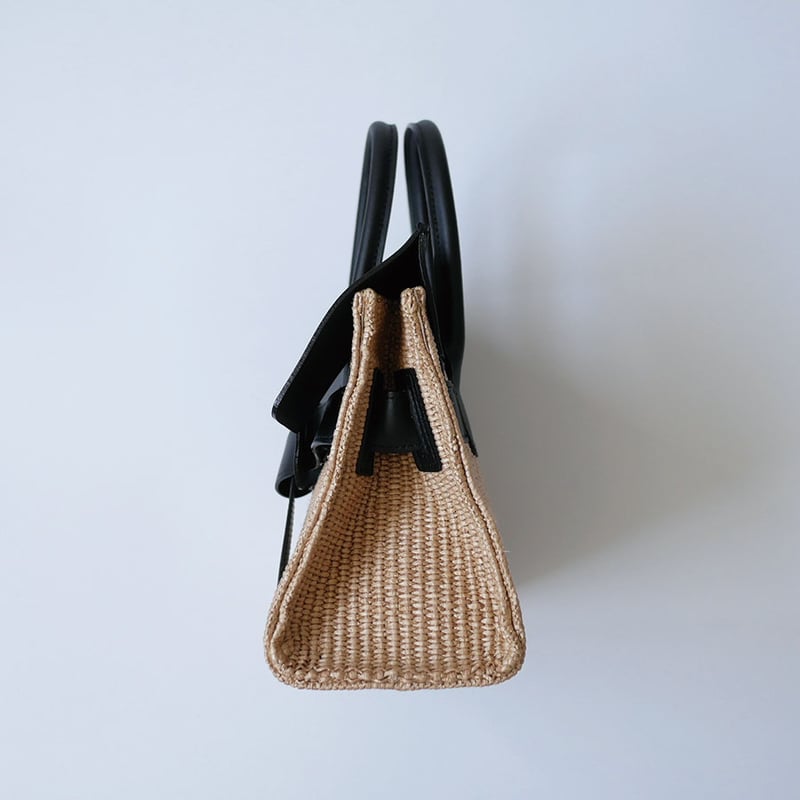 VIOLAd'ORO|ヴィオラドーロ |ラフィアシートレザーBAG SANDRO VIOLAd'ORO|ヴィオラドーロ |ラフィアシートレザーBAG SANDRO