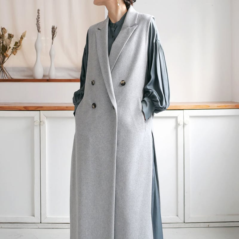 SACRA ｜ サクラ｜LIGHT MELTON GILET ライトメルトンジレ