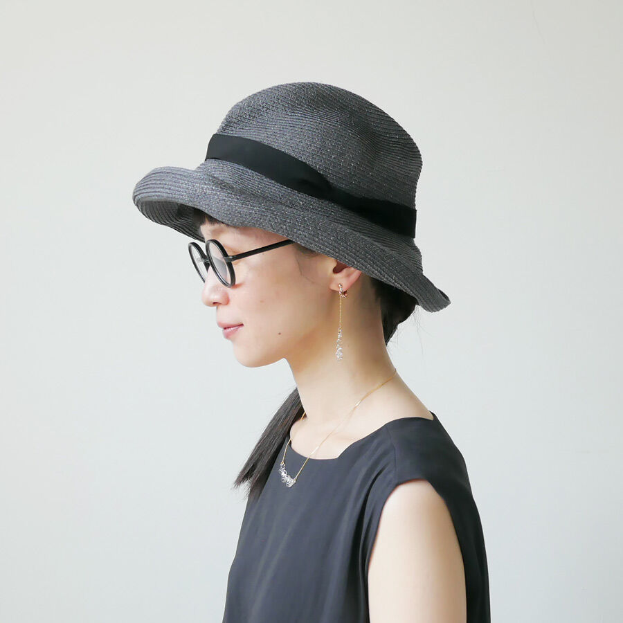 mature ha（マチュアーハ） Boxed hat  黒 mature ha. | マチュアーハ | MBOX7011 BOXED HAT pape