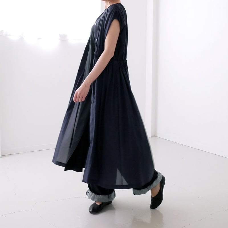限定値下げ！美品　SACRA オールインワン　NAVY SACRA（ファッション） SALE！サクラ SACRA アセテート ブライト