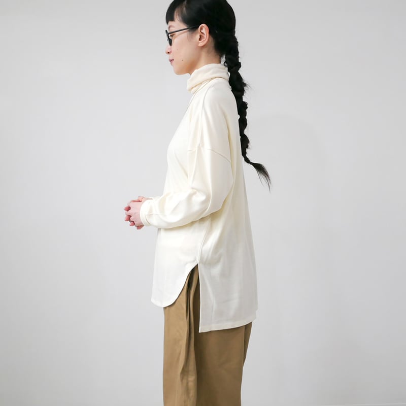 SACRA｜サクラ ｜EX.FINE MERINO INTERLOCK TOP｜1246410