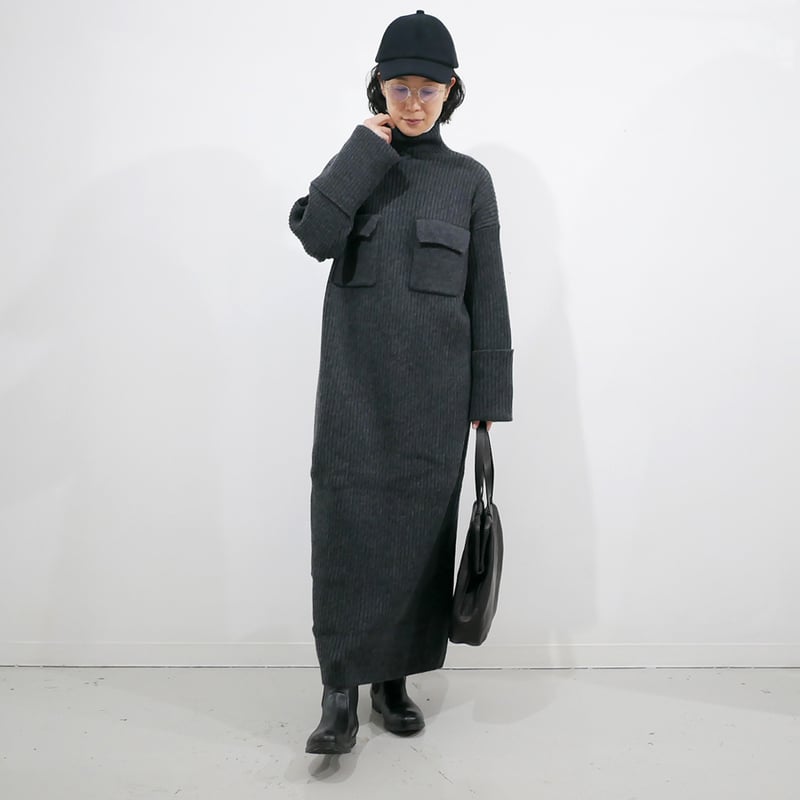 SACRA｜サクラ ｜EX.FINE LAMBWOOL RIB OP｜125630041｜CH