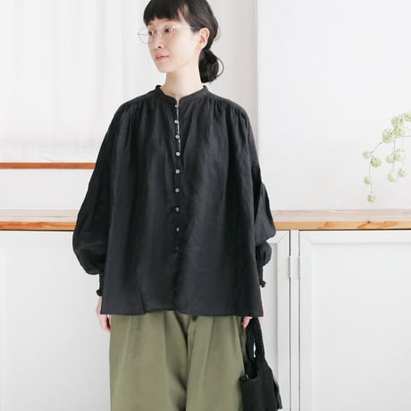 フレンチリネンギャザーブラウス | STORES