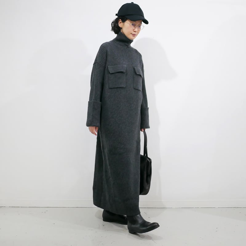 SACRA｜サクラ ｜EX.FINE LAMBWOOL RIB OP｜125630041｜CH