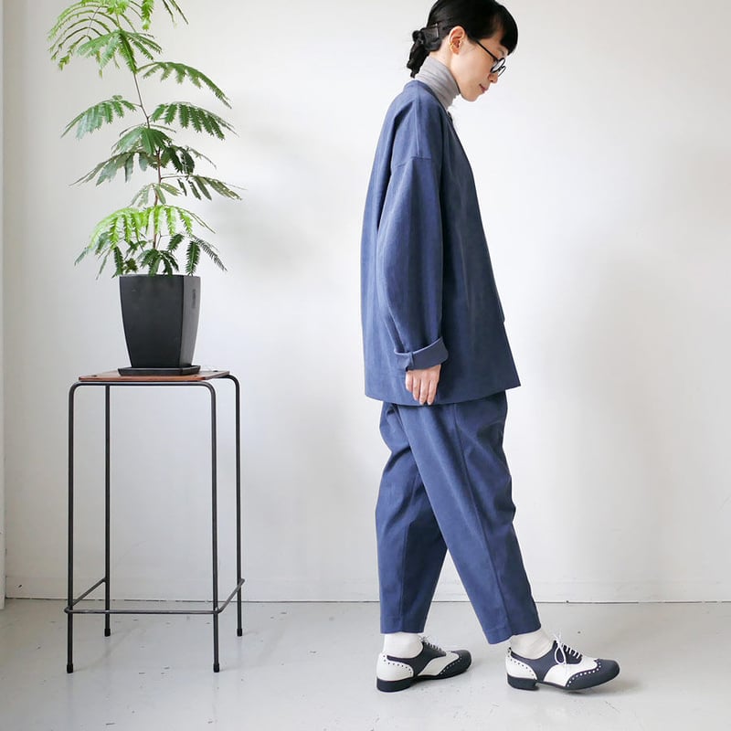 FIRMUM フィルマム　ルーズドリル　テーパードパンツ FIRMUM｜フィルマム｜ポリエステル・経編コーデュロイ テーパード