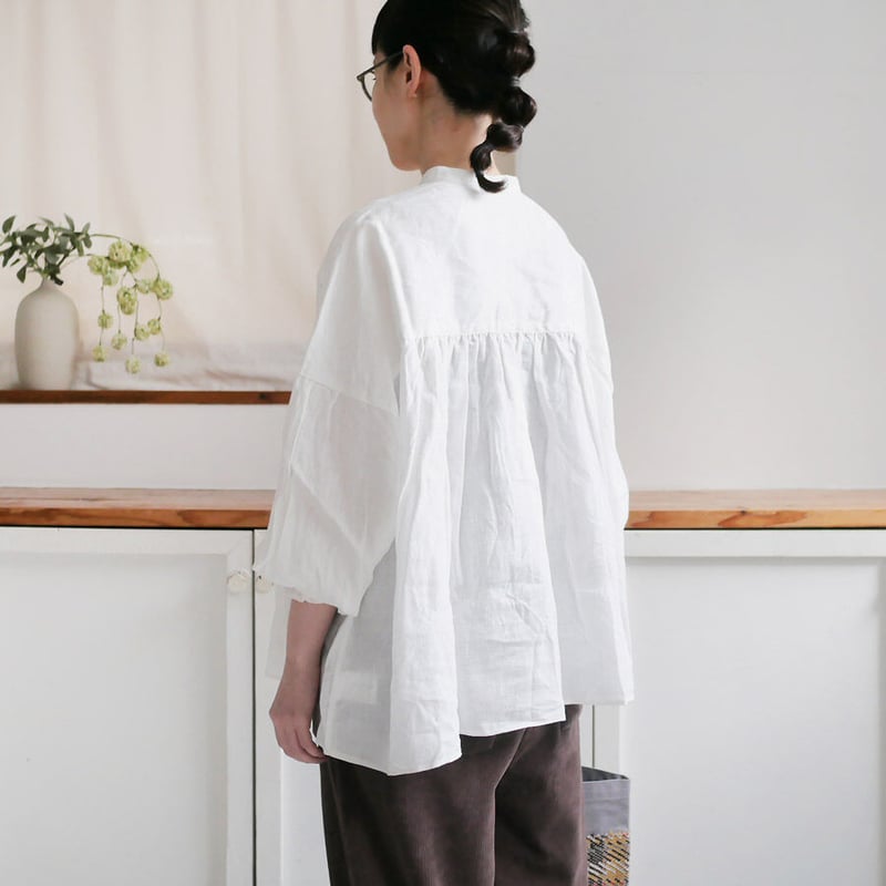 つぼね【未使用】UNIVERSAL TISSU リネンロングシャツ つぼね【未使用】UNIVERSAL TISSU リネンロングシャツ つぼね