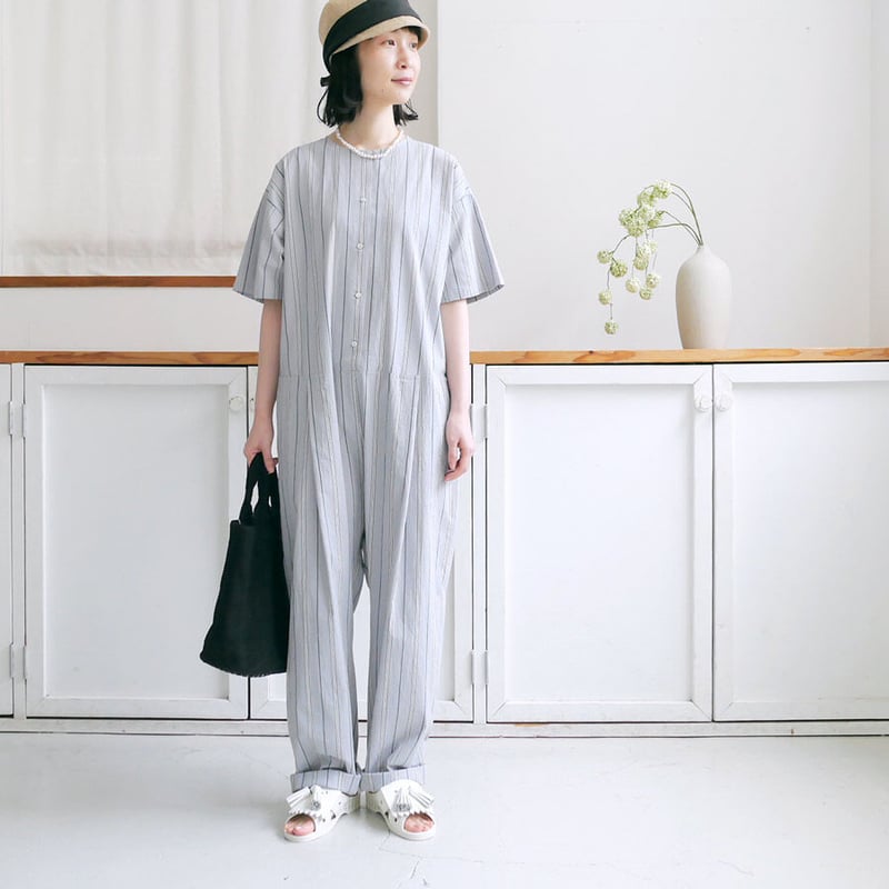 Si-Si-Si スースースーコンフォート リネンオールインワン　人気完売　美品 Si-Si-Si スースースーコンフォート リネンオールインワン 人気