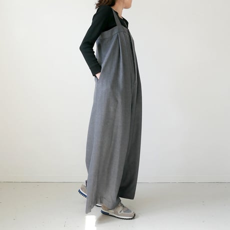 SACRA  サクラ｜SUPER FINE SAXONY SALOPETTE｜124507051｜GRAY