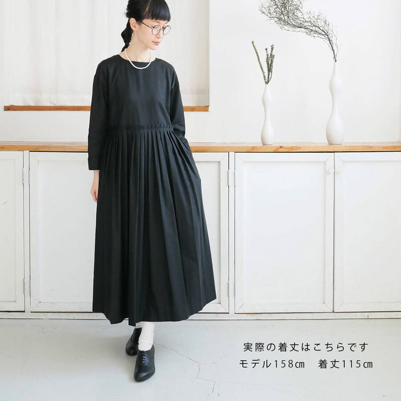 sisisi confort エターナルワンピース　黒　フォーマル　式典 Si-Si-Si comfort｜スースースーコンフォート｜エターナルワンピース