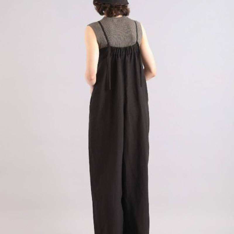SACRA｜サクラ ｜RAYON LINEN TUMBLE SALOPETTE｜1251090